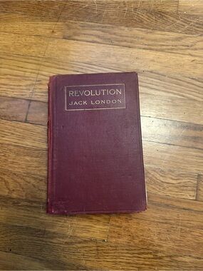 Vintage 1910 Jack London Revolution and Other Essays Hardcover Macmillan
